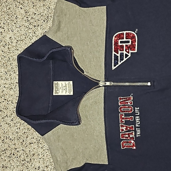 Victoria's Secret PINK University of Dayton 1/4 zip - Picture 2 of 4
